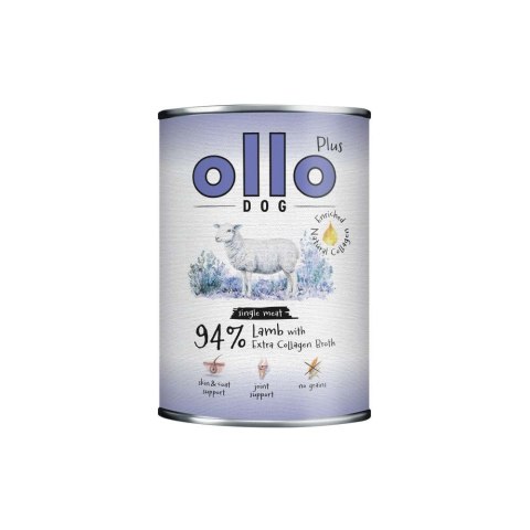 Ollo Plus Kolagen Jagnięcina 400g puszka dla psa OLLO