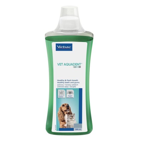 VIRBAC VET AQUADENT płyn do higieny jamy ustnej 500ml Virbac