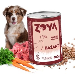 ZOYA Bażant - puszka mokra karma dla psów 400g ZOYA