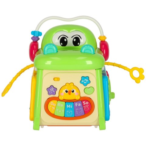 Kostka edukacyjna sorter z pianinkiem krokodyl 4w1 Kik Sp. z o. o. Sp. k. Kostka edukacyjna sorter z pianinkiem krokodyl 4w1 Kik Sp. z o. o. Sp. k.