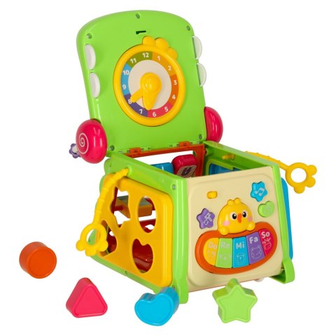 Kostka edukacyjna sorter z pianinkiem krokodyl 4w1 Kik Sp. z o. o. Sp. k. Kostka edukacyjna sorter z pianinkiem krokodyl 4w1 Kik Sp. z o. o. Sp. k.