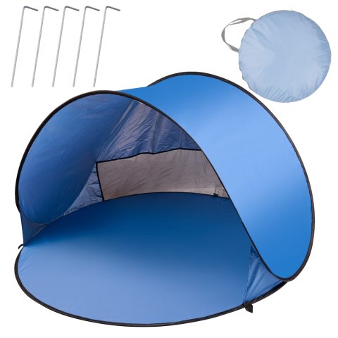 Namiot plażowy duży samorozkładający się automatyczny na plażę parawan ogrodowy XL 146x146cm + pokrowiec Kik Sp. z o. o. Sp. k. Namiot plażowy duży samorozkładający się automatyczny na plażę parawan ogrodowy XL 146x146cm + pokrowiec Kik Sp. z o. o. Sp. k.