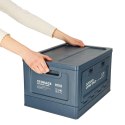 Kik Sp. z o. o. Sp. k. Pudełko campingowe skrzynka organizer do bagażnika skrzynia 25l granat
