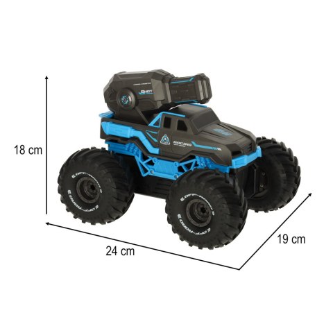 Kik Sp. z o. o. Sp. k. Samochód RC amfibia wodoodporny sterowany gestami ręką + 2 piloty niebieski Kik Sp. z o. o. Sp. k. Samochód RC amfibia wodoodporny sterowany gestami ręką + 2 piloty niebieski