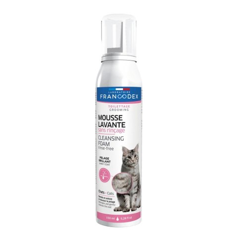 FRANCODEX Pianka myjąca bez spłukiwania dla kotów 150 ml (FR172455)