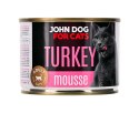 JD for CATS DOROSŁY INDYK MUS puszka KARMA MOKRA 200g JOHN DOG