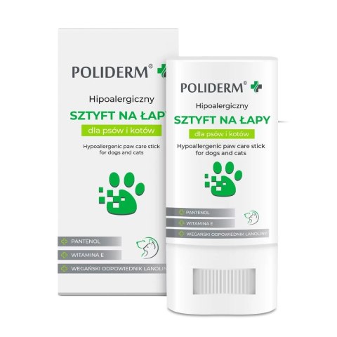 JM SANTE POLIDERM HIPOALERGICZNY SZTYFT ŁAPY 14,5g JM Sante