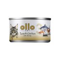 Ollo Tuna & Chicken with Shrimp in Broth Nr 3 70g OLLO