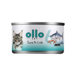 Ollo Tuna with Crab in Broth Nr 6 70g OLLO