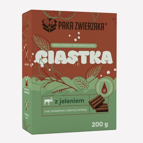 Paka Zwierzaka Jeleń zielona herbata przysmak 200g PAKA ZWIERZAKA