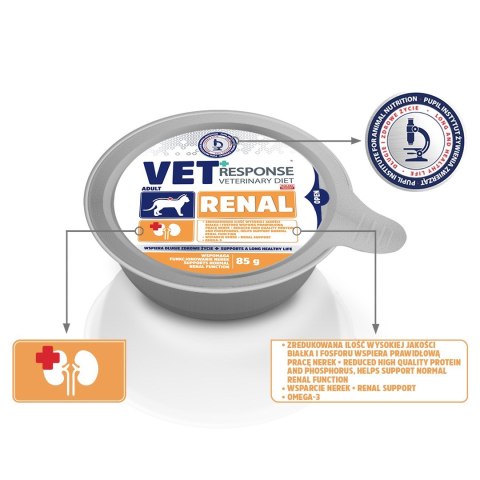 VET RESPONSE RENAL dla kota 85 g Vet Response