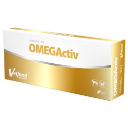 VETFOOD OMEGActiv kwasy Omega-3 pies i kot 60 kapsułek Vetfood