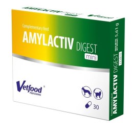VetFood AMYLACTIV DIGEST MINI enzymy trawienne dla kota i psa 30 kapsułek Vetfood