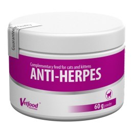 Vetfood Anti-Herpes wspomaga odporność dla kota 60g Vetfood