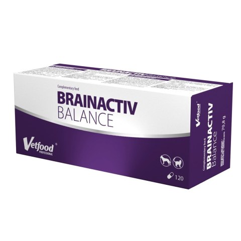 Vetfood Brainactiv Balance pies i kot 120 kapsułek Vetfood