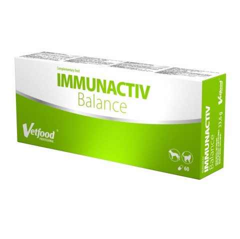 Vetfood Immunactiv Balance odporność pies i kot 60 kapsułek Vetfood