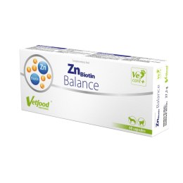 Vetfood ZnBiotin Balance cynk biotyna pies i kot 60 kapsułek Vetfood