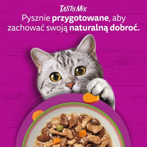 Whiskas Tasty mix wybór szefa kuchni w sosie mokra karma dla kota 40x85g Whiskas