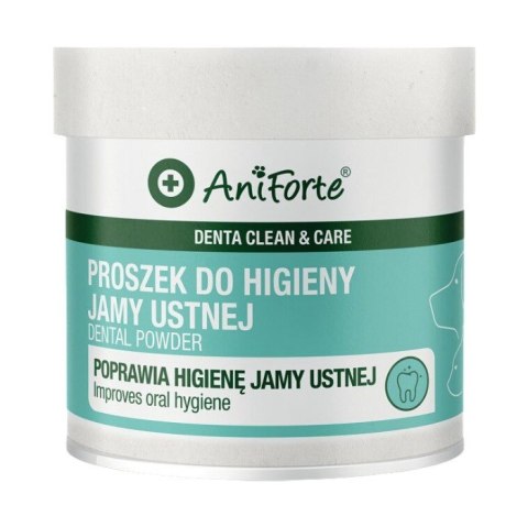 AniForte Denta Clean & Care - proszek do higieny jamy ustnej dla psa i kota 80g AniForte