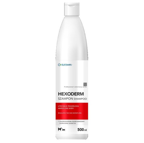 Eurowet Hexoderm szampon dermatologiczny dla psa i kota 500ml EUROWET