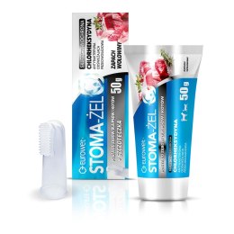 Eurowet Stoma-żel Pasta do zębów ze szczoteczką wołowina pies/kot 50g EUROWET