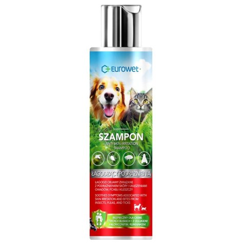 Eurowet Szampon łagodzący podrażnienia dla psa i kota 200ml EUROWET