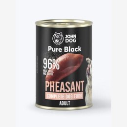 John Dog PURE BLACK DOROSŁY BAŻANT 400g JOHN DOG