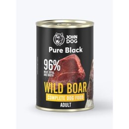 John Dog PURE BLACK DOROSŁY DZIK 800g JOHN DOG