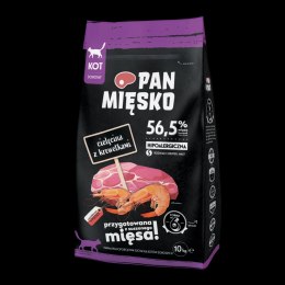 PAN MIĘSKO Cielęcina Z Krewetkami Dla Kota S 10kg