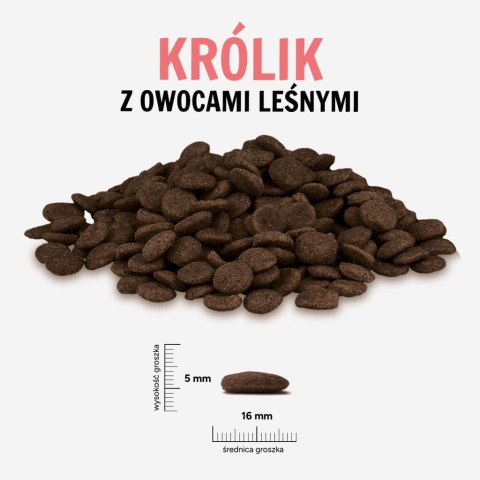 Paka Zwierzaka Królik z owocami leśnymi „L" 1,5kg PAKA ZWIERZAKA