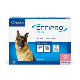 VIRBAC EFFIPRO roztwór do nakrapiania dużych psów 268mgx24 Virbac