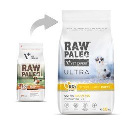 VetExpert Raw Paleo Ultra Turkey Medium&Large Puppy - Karma sucha dla psów - 10kg (WYPRZEDAŻ) VetExpert