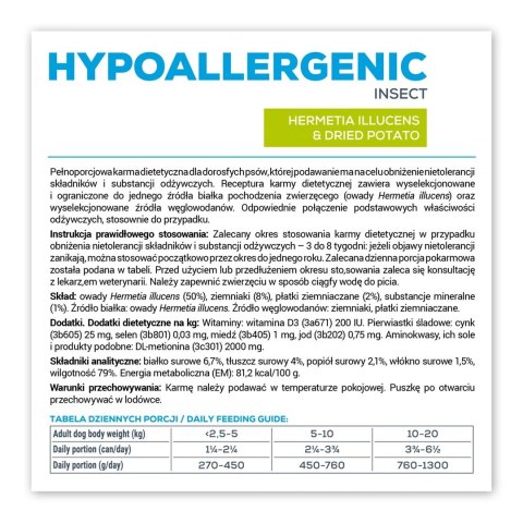 VetExpert Veterinary Diet Hypoallergenic Insect375g VetExpert
