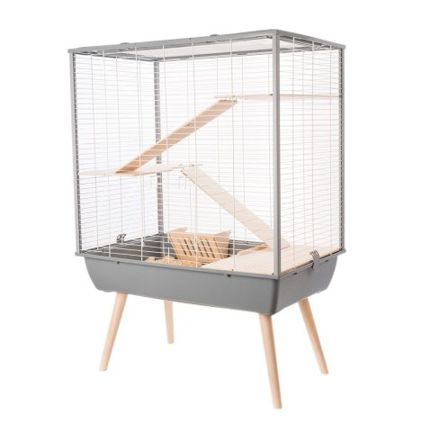 ZOLUX Neo Cosy H80 - klatka dla dużych gryzoni - szary (OUTLET) ZOLUX