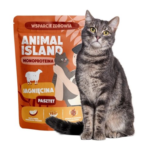 ANIMAL ISLAND Monoproteinowa jagnięcina dla kota 100g ANIMAL ISLAND
