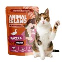ANIMAL ISLAND Monoproteinowa kaczka dla kota 100g ANIMAL ISLAND