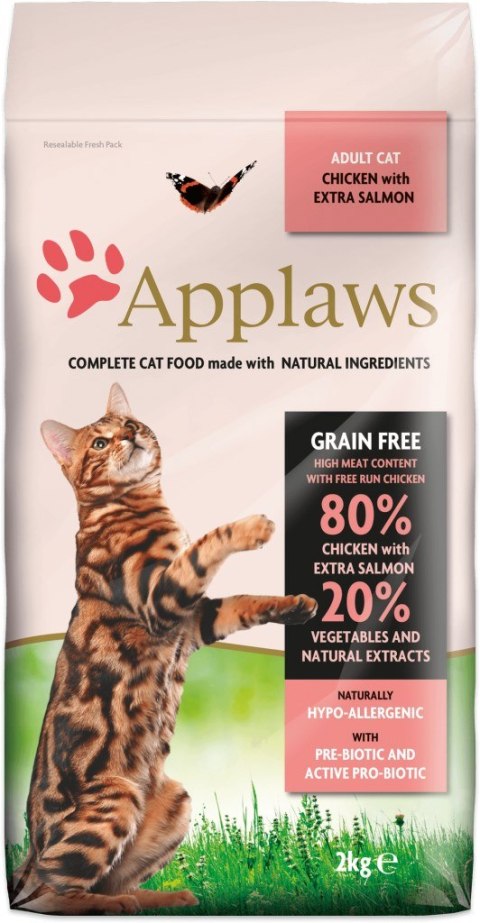APPLAWS CAT Kurczak i Łosoś - karma dla kotów z wysoką zawartością mięsa - 7,5kg (WYPRZEDAŻ) Applaws