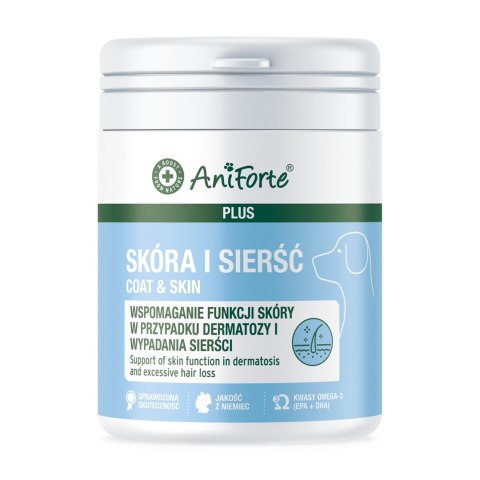 AniForte SKÓRA I SIERŚĆ - TABLETKI DLA PSA 90szt AniForte