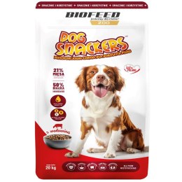 BIOFEED Dog snackers adult wołowina 20kg BIOFEED