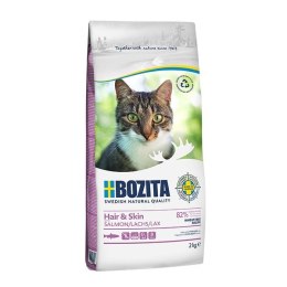BOZITA Hair & Skin Wheat free Salmon - sucha karma dla kotów z problemami ze skórą i sierścią - 2kg BOZITA
