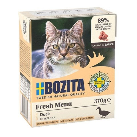 BOZITA Kaczka w sosie - mokra karma dla kota 370g BOZITA