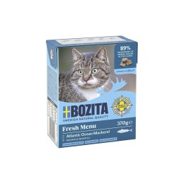 BOZITA Mięsne kawałki z makrelą w galaretce 370g BOZITA