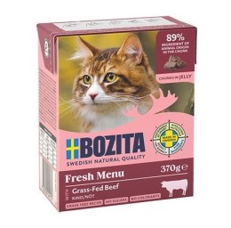 BOZITA Mięsne kawałki z wołowiną w galaretce 370g BOZITA