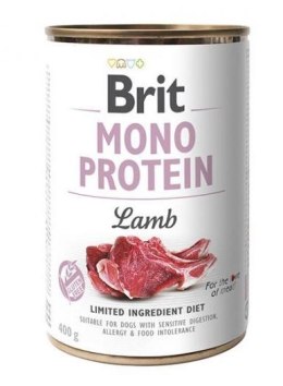 BRIT Mono Protein jagnięcina - mokra karma dla psa - 400 g Brit