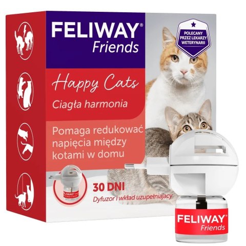 Ceva Feliway Friends komplet dyfuzor + wkład 48ml Ceva