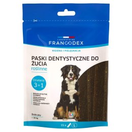 FRANCODEX Paski do gryzienia L na brzydki zapach z pyska 502,5 g 15 szt. (FR179612)