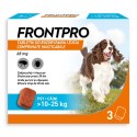 FRONTPRO Tabletki na pchły i kleszcze dla psa (>10-25 kg) - 3x 68mg FrontPro