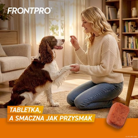 FRONTPRO Tabletki na pchły i kleszcze dla psa (>10-25 kg) - 3x 68mg FrontPro