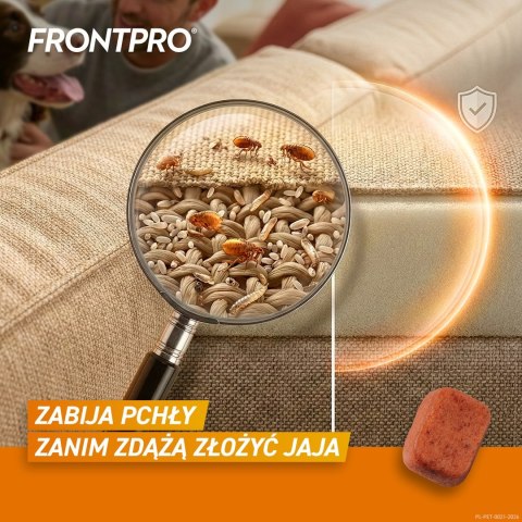FRONTPRO Tabletki na pchły i kleszcze dla psa (>10-25 kg) - 3x 68mg FrontPro