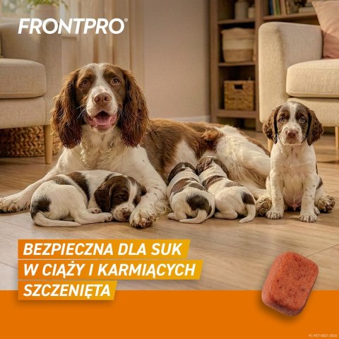 FRONTPRO Tabletki na pchły i kleszcze dla psa (>10-25 kg) - 3x 68mg FrontPro